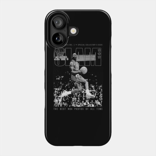 Michael Jordan Slam Magazine - Michael Jordan - Phone Case