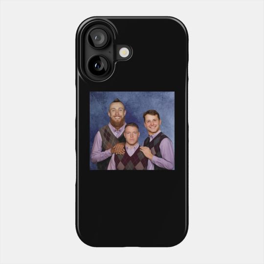 Christian McCaffrey George Kittle Brock Prudy Step Brothers Football, San Francisco Football - Brock Purdy - Phone Case