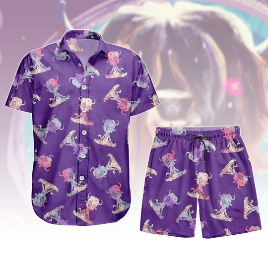 Discover Yax Zootopia Button Shirt, Unisex Shorts, Zootopia Hawaiian Shirt, Disney Movie Cartoon Summer Beach Shirt, Disneyland, Disney World