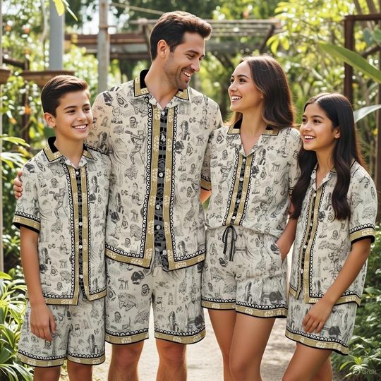 Disneyland StarWar Hawaiian Shirt & Shorts, Galaxy's Edge Hawaiian Shirt Set, Disneyland Starwars Summer Shirt, Family Vacation Trip Shirt