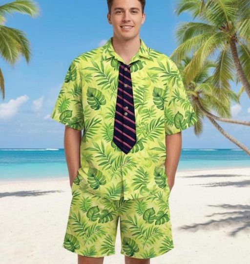 Discover Zoo-topia Nick Hawaiian Shirt and Shorts, WDW Family Trip Outfit, Summer Beach Clothing