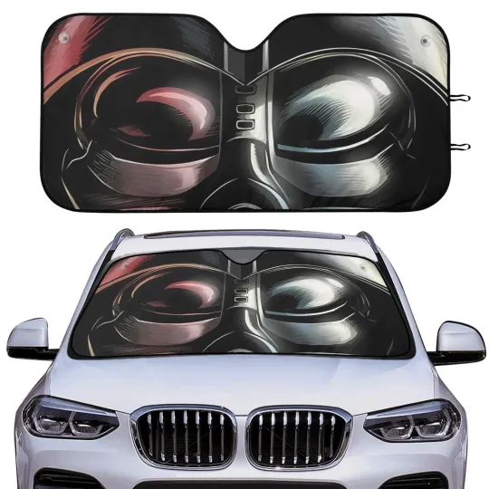 Discover Venom Split Face Car Sun Shade Front Windshield Cover Funny Driving Gift