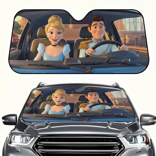 Discover Cinde Car Sun Shade, Front Windshield Cover, Universal Fit, Gift