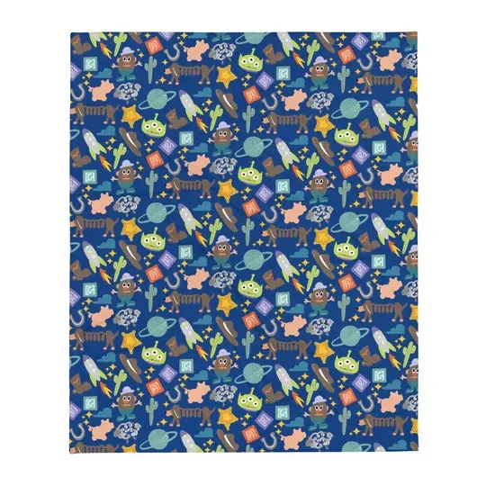 Discover Toy Story Blanket Disney Holiday DisneyFriends Fleece Blanket