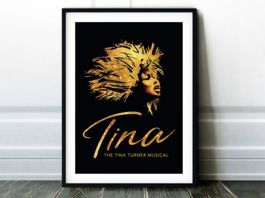Discover Tina the Musical Print Poster   Home & Living Poster Premium Matte Vertical