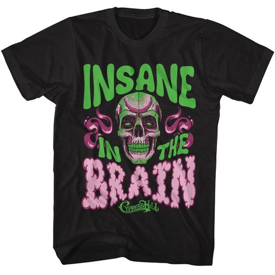 Discover Cypress Hill Insane in the Brain Black T-Shirt