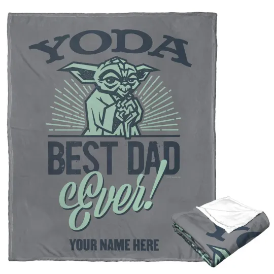 Discover Disney Star Wars Classic Yoda Best Personalized Cozy Fleece Blanket
