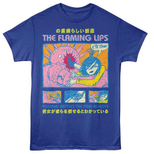 Discover The Flaming Lips Yoshimi Comic Royal T-Shirt