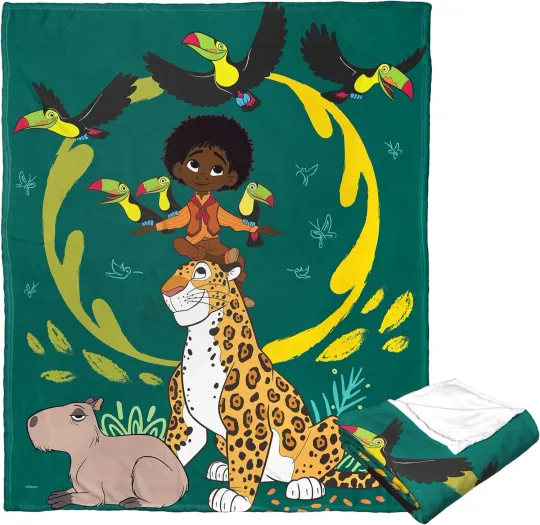 Discover Disney Encanto Animal Magnet Cozy Fleece Blanket