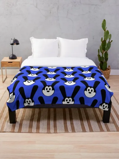 Discover Disney Mickey Mouse Minimal Rabbit Cozy Fleece Blanket