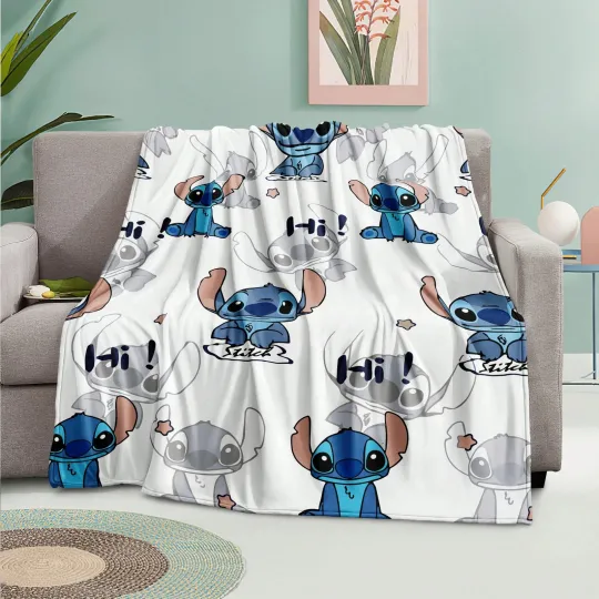Discover Disney Cute Stitch Hi Fleece Blanket