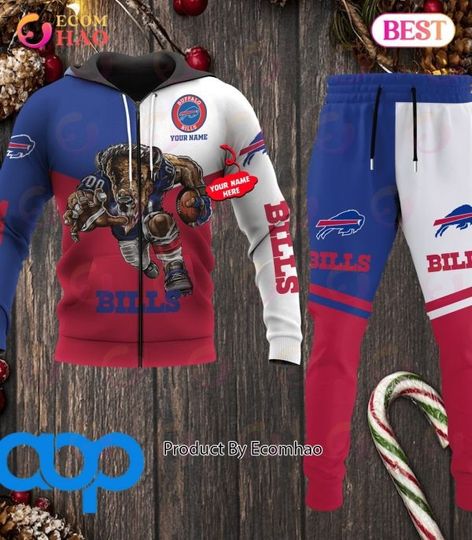Buffalo Bills football Personalized Combo 3D Hoodie, Zip Hoodie And Joggers Sports Fans