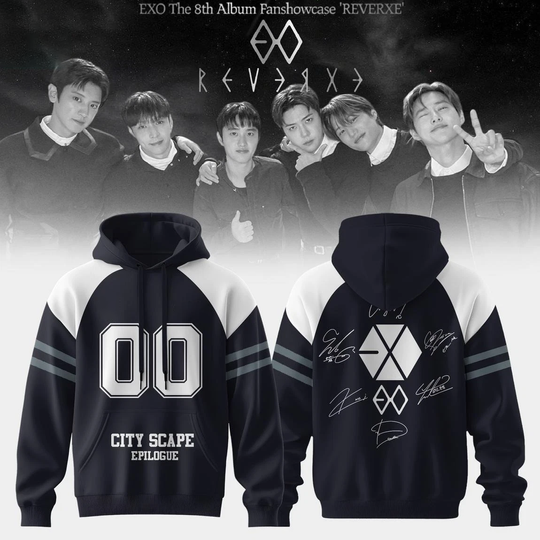 Discover EXO The 8th Album Reverxe 3D AOP Hoodie