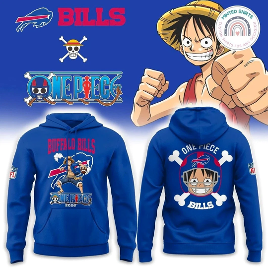 Buffalo Team x One Piece 3D Hoodie AOP