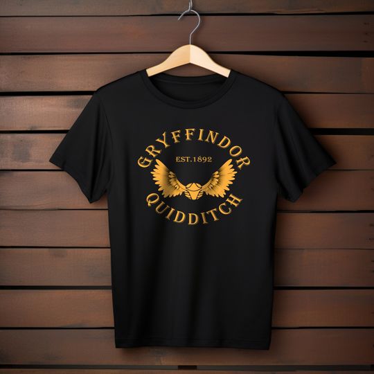 Harry Potter T-Shirt, Gryffindor T-Shirt, Harry Potter Snitch T-shirt, Harry Potter Gifts, Wizzard gifts, Holiday gift