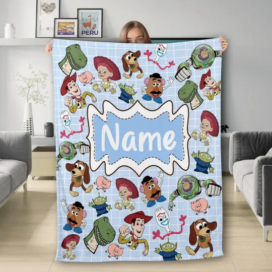 Discover Personalized Toy Movie Fleece Blanket