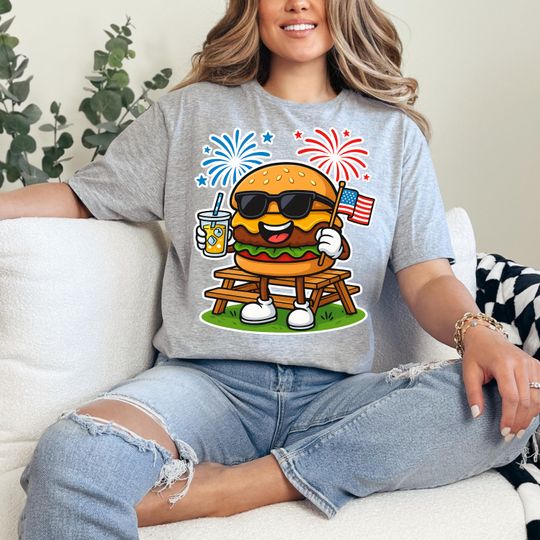 Discover National Hamburger Day PNG | Funny Burger Clipart for Shirts, Stickers | Burger Lover Printable