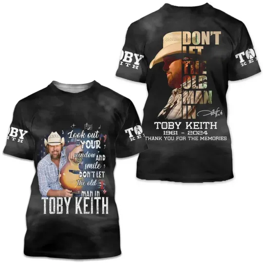 Toby Keith 3D T-Shirt Gift fans unisex ALl size