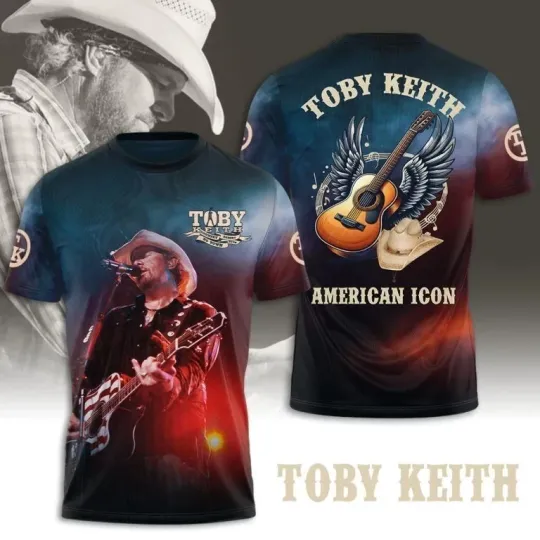 Toby Keith 3D T Shirt All Size S-5XL  Unisex