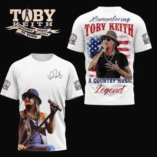 Toby Keith Remembering 3D T-shirt