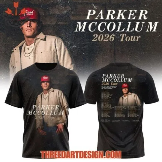 Discover P McCollum Tour 2026 T-Shirt 3D Unisex Birthday Gift For Men Women