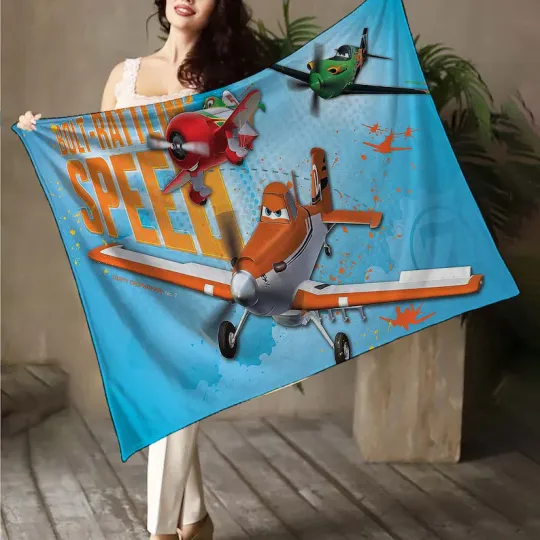 Discover Personalized Disney Planes Blanket Gift For Friends, Kids V2