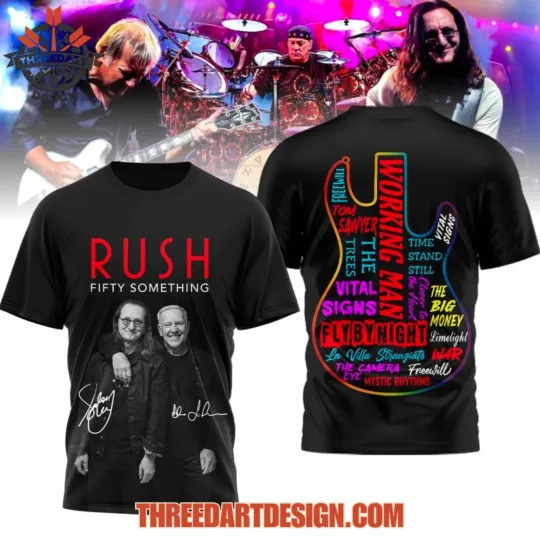 Discover Rush Fifty Something 3D T-Shirt