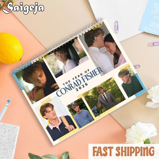 Discover A Year Of Conrad Calendar 2026, The Summer Turned Pretty Wall Calendar, Funny Movie Calendar 2026, New Year Room Decor