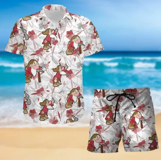 Discover Disney Grumpy Hawaiian Shirt And Short