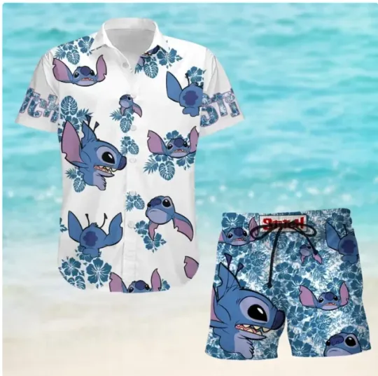 Discover Lilo And Stitch Hawaiian Shirt And Short