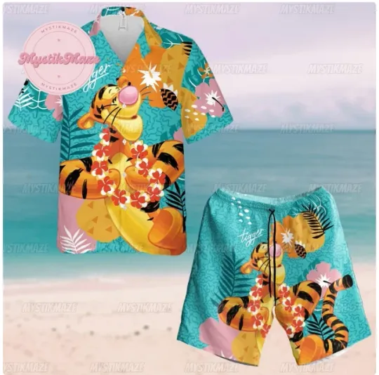 Discover Tigger Disney Hawaiian Shirt And Short