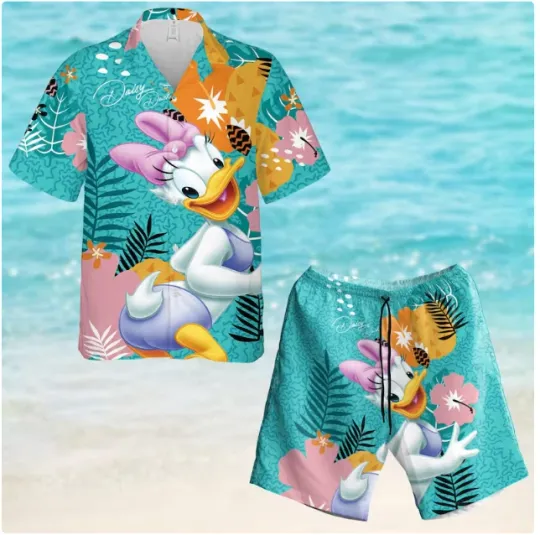 Daisy Duck Hawaiian Shirt And Short