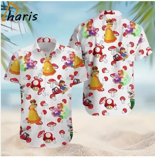 Discover Super Mario Summer Hawaiian Shirt, Gift for Men and Women