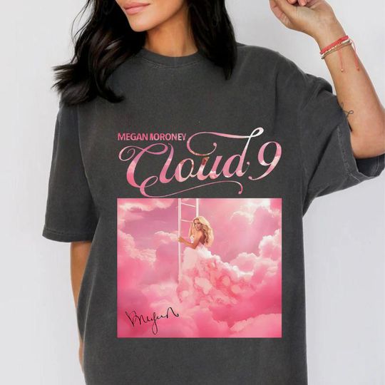 Discover Megan Moroney Cloud 9 Tour T-Shirt, Vintage Moroney Concert Tee, Country Music Tour Shirt, Fan Gift