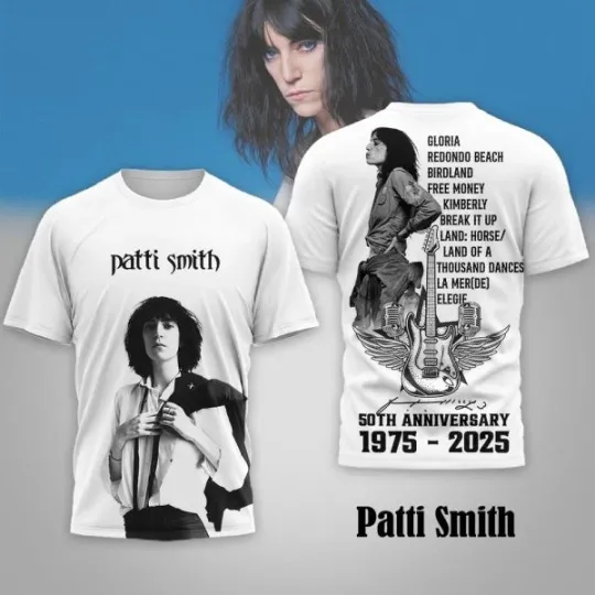 Discover Patti 50th Anniversary 1975 - 2025 T-Shirt 3D
