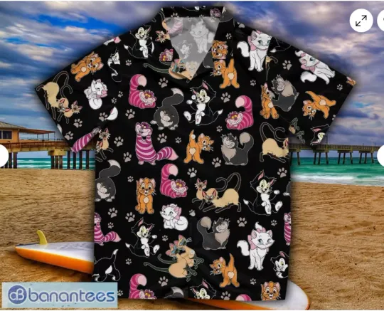 Discover Cheshire Cat Summer Hawaiian Shirt, Gift for Men and Women