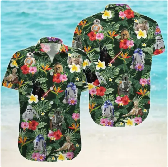 Discover Star Wars Summer Hawaiian Shirt, Gift for Men and Women