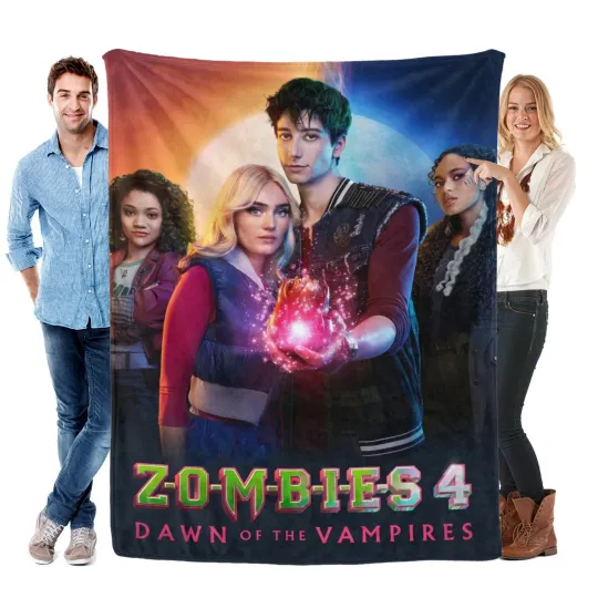 Discover Disney Zombies 4 Fleece Bed Blanket Gift For Friends, Kids