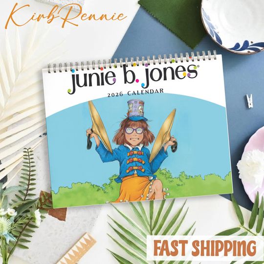 Discover Junie B Jones Wall 2026 Calendar, 2026 Junie B Jones Calendar Size 8.5" x 11"