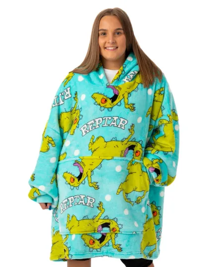 Rugrats Blue Blanket Hoodie Women