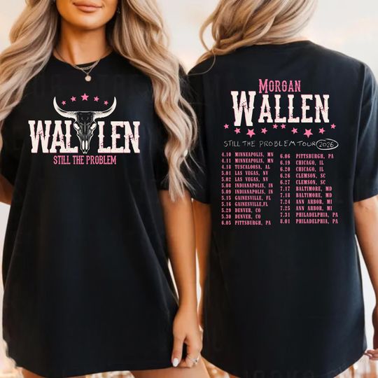 Discover 2026 Still the Problem Wallen Western Shirt Unisex Double Sided T-Shirt