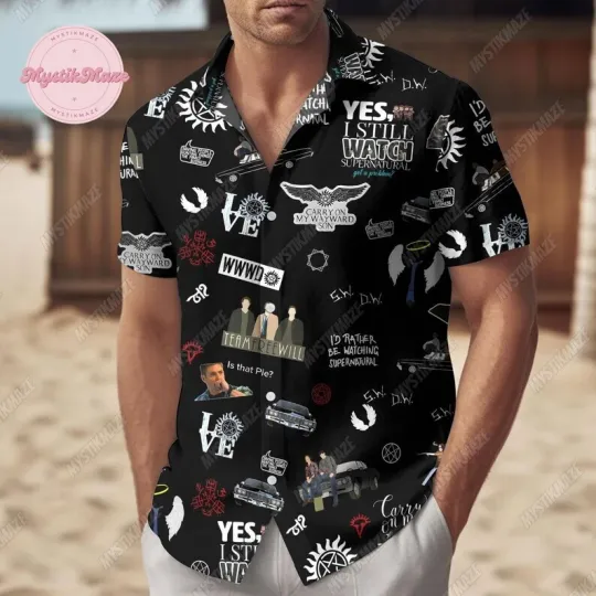 Supernatural Summer Hawaiian Shirt, Gift for Men and Women