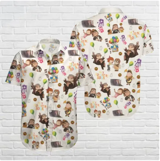 Carl And Ellie Summer Hawaiian Shirt, Gift for Men and Women