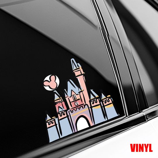 Discover Castles and Ears Disney Sticker | Disney World Disneyland Castle | Mickey Ears Sticker | Disneyland Vinyl Decal Waterproof Sticker C1JO17