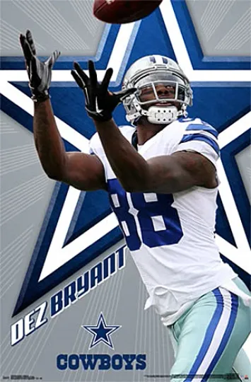 Dez Bryant Dynamo Dallas Cowboys Football Vertical Poster