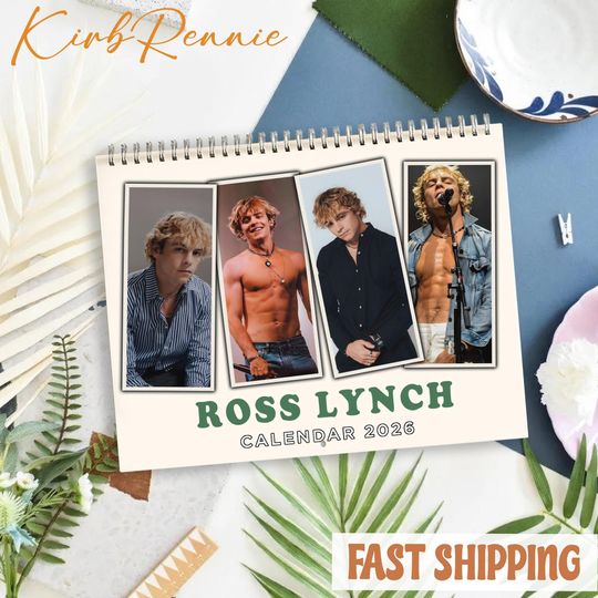 Ross Lynch Music 2026 Calendar, Ross Lynch Music Monthly Wall Calendar, 2026 Ross Lynch Music Calendar