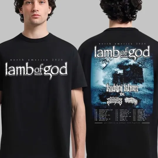Lamb of God the Heaviest Tour 2026 Shirt, Heavy Metal Band Tee, Concert Merch