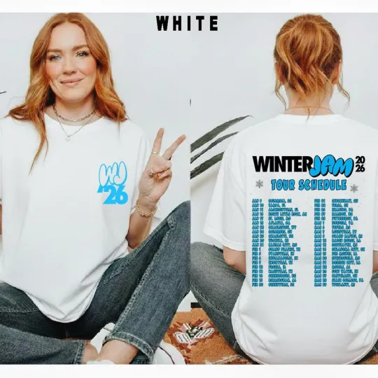 Winter Jam 2026 Tour Christian Music Tour Schedule WJ 26 Concert T-Shirt