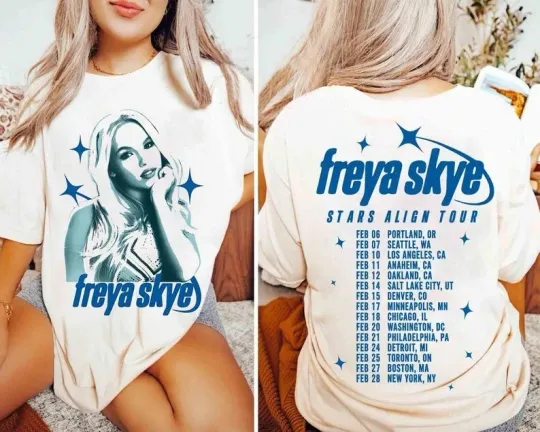 Freya Skye Stars Align Tour 2026 T-shirt