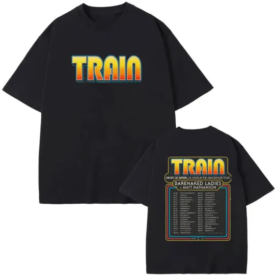 Discover Train Announce The Drops of Jupiter 25 Years Tour 2026 Unisex T-Shirt